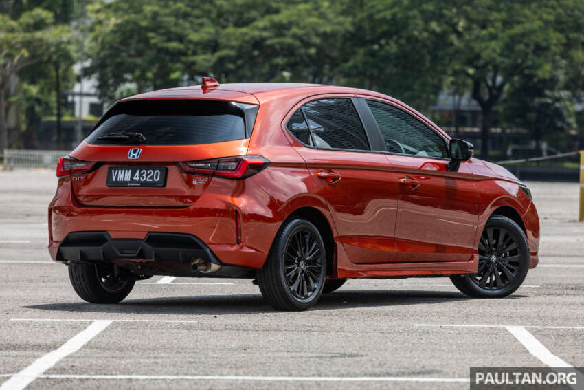 Honda City Hatchback in Phoenix Orange Pearl – new colour joins red, silver, grey, pearl white; no extra cost 1838957