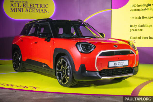 2024 MINI Aceman SE launched in Malaysia – J05 EV with 218 PS, up to 406 km WLTP range; from RM214k