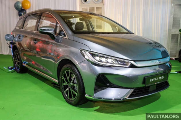 BYD M6 EV – nearly 1,000 orders received for the MPV in the first month of it going on sale in Malaysia