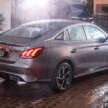 Malaysian-market MG5 not the same as ANCAP zero-star car; CBU Thai with seatbelt pre-tensioner – SAIC