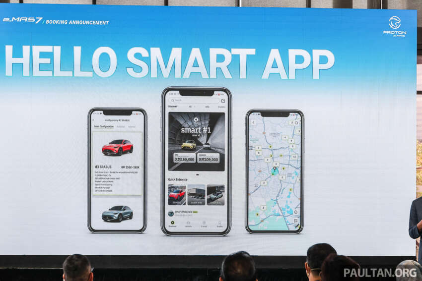 Proton eMas 7 open for booking, from RM120k est – EV’s interior shown for first time at ACE, come see it! 1840511