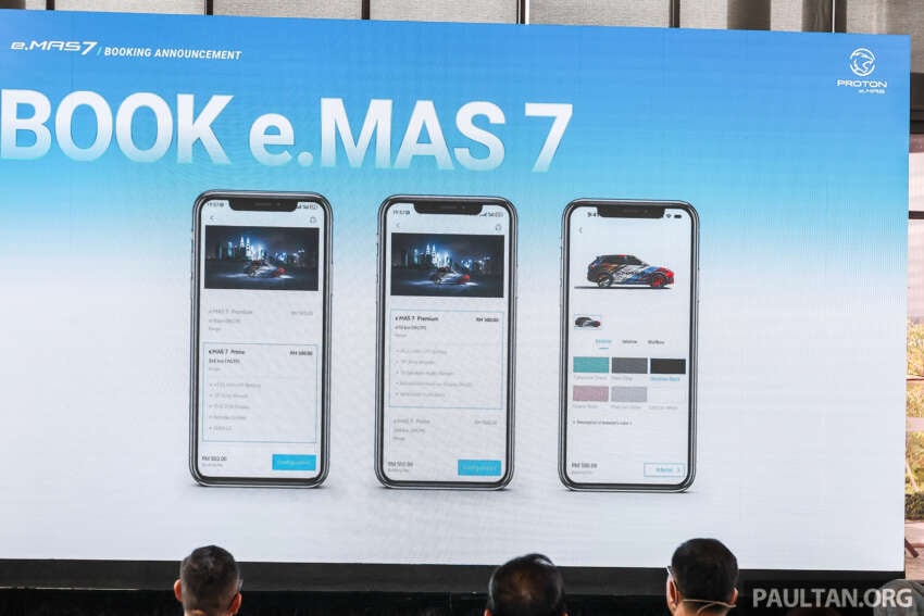 Proton eMas 7 open for booking, from RM120k est – EV’s interior shown for first time at ACE, come see it! 1840516
