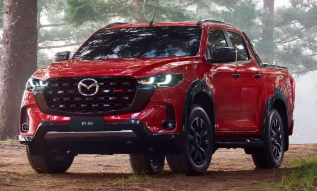 2025 Mazda BT-50 facelift – new look for double-cab pick-up; larger infotainment, wireless Android Auto