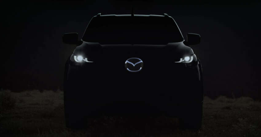 2025 Mazda BT-50 facelift teased before Oct 18 debut 1831953