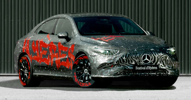 Next Mercedes-Benz CLA shown in camouflage