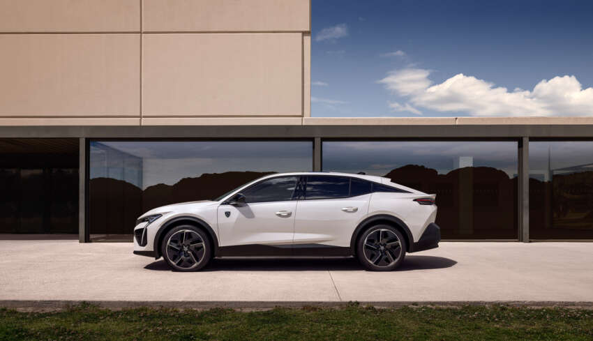 2025 Peugeot e-408 debuts – EV with 213 PS and up to 453 km WLTP range; Tesla Model 3, Polestar 2 rival 1827113