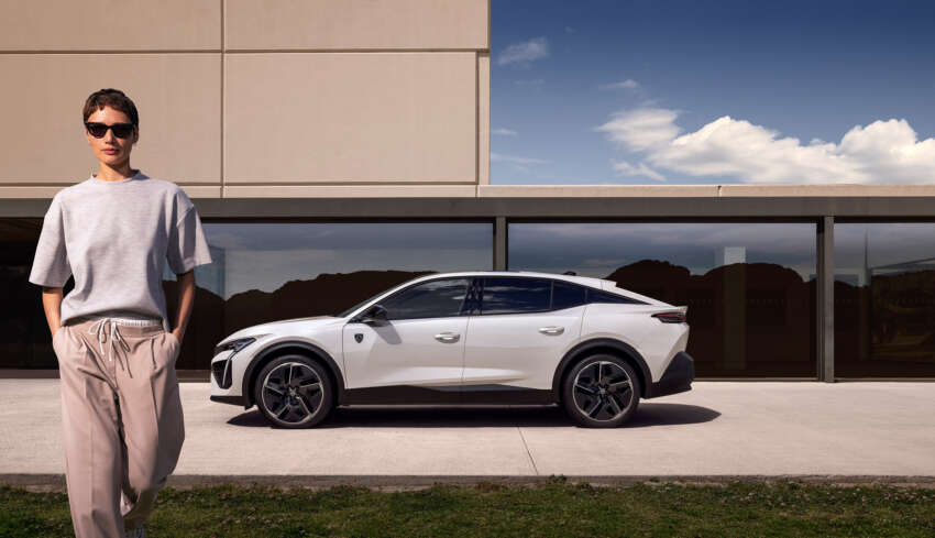 2025 Peugeot e-408 debuts – EV with 213 PS and up to 453 km WLTP range; Tesla Model 3, Polestar 2 rival 1827114