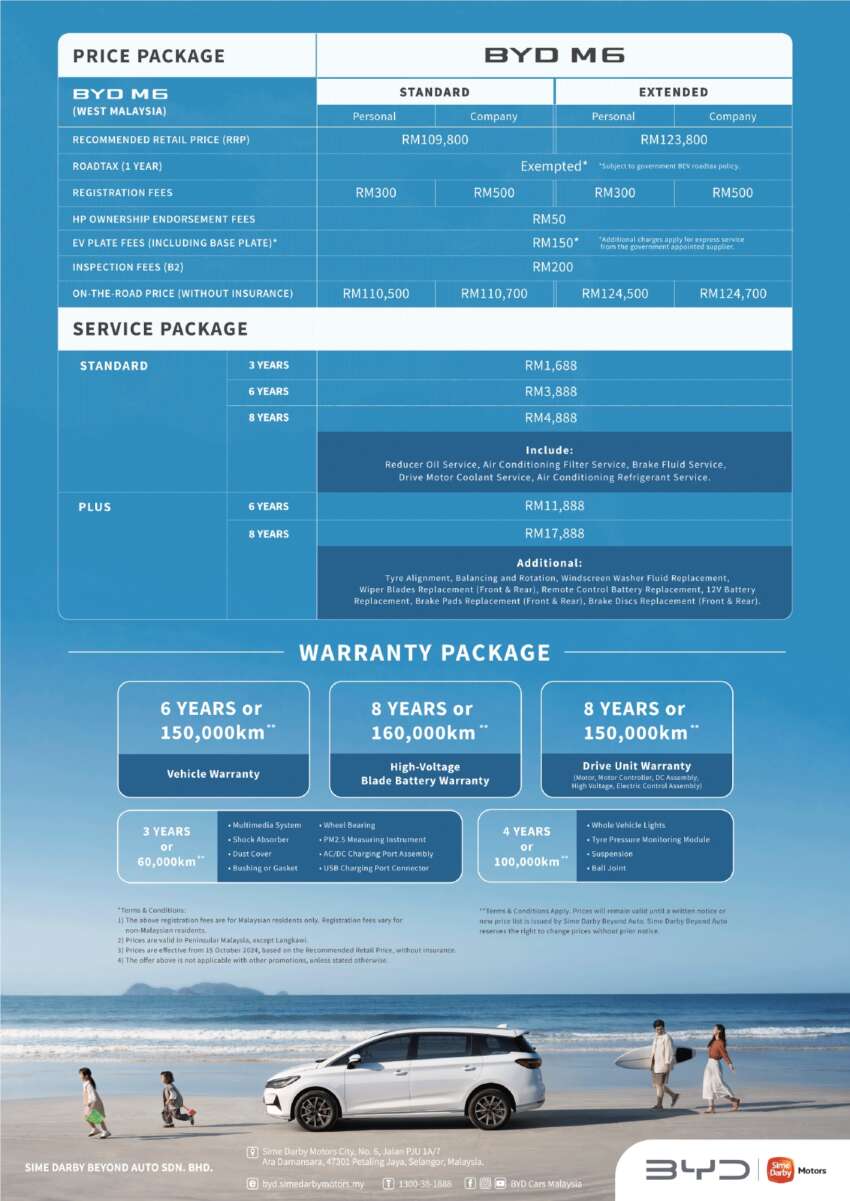 2024 BYD M6 EV MPV launched in Malaysia – up to 204 PS, seven-seater, two variants, RM109,800-RM123,800 1833762