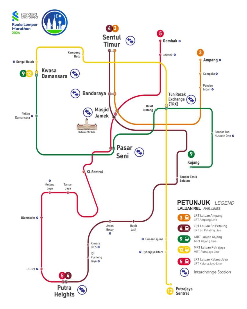 KL Standard Chartered Marathon 2024 – major roads in city centre, DUKE, AKLEH closed this weekend for run 1828251