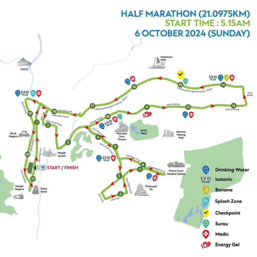 KL Standard Chartered Marathon 2024 – major roads in city centre, DUKE, AKLEH closed this weekend for run 1828253