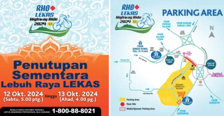 Lekas Highway full closure on Oct 12 for cycling event 1829027