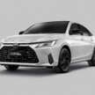 2024 Toyota Yaris Ativ Nightshade in Thailand – Vios with black pack, 94 PS 1.2L NA 4-cyl, RM90k