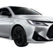 2024 Toyota Yaris Ativ Nightshade in Thailand – Vios with black pack, 94 PS 1.2L NA 4-cyl, RM90k
