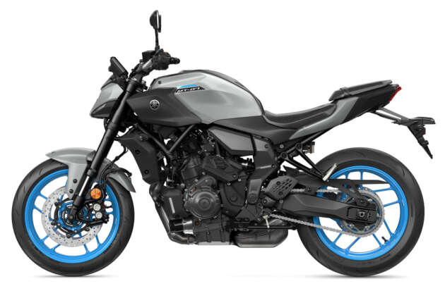 Yamaha MT-07 2025 didedah – rupa baru, kini dengan mod tunggangan, TC, fork USD, pilihan gear automatik