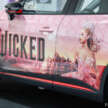Chery Omoda 5 dons pink wrap with Ariana Grande to promote <em>Wicked</em> at TGV Pavilion Bukit Jalil until Dec 11