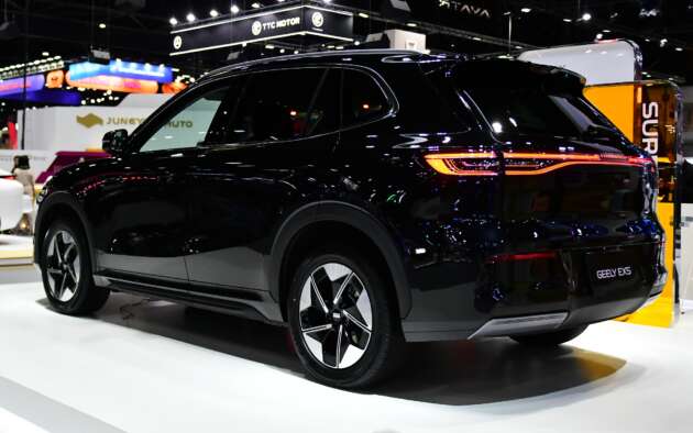Geely EX5 launched in Thailand – Proton eMas 7 twin, 495 km range, black or white interior, from RM111k