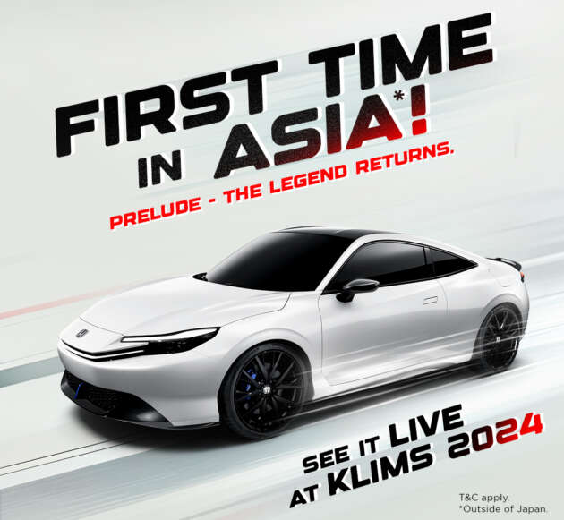 Honda Prelude Concept at KLIMS 2024 – hybrid coupé to be shown for first time in Asia outside of Japan
