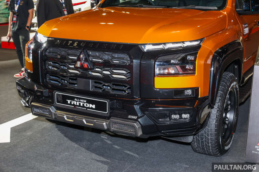 Mitsubishi Triton show truck at KLIMS 2024 – bodykit, off-road wheels, tyres provide modding inspiration 1859992