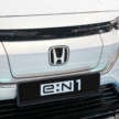 Honda e:N1 launched in Malaysia – 204 PS/310 Nm EV HR-V with 412 km WLTP range; one variant, RM149,900