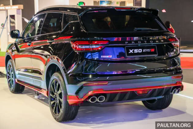 Proton X50 Sport Edition launched – black car, red bodykit, 1,000 units based on Premium; RM98,300