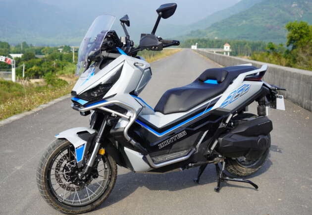 Preview: 2025 Zontes 386G adventure scooter in China
