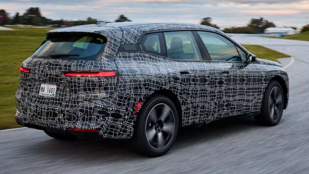 2025 BMW iX facelift teased – new headlights, grille pattern, more performance, 10% better efficiency