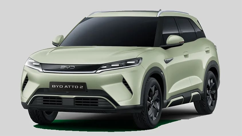 BYD Atto 2 for Europe – larger 64.8 kWh battery, more power, 430 km WLTP, faster charging up to 155 kW DC