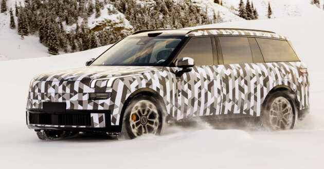 Lynk & Co L946 teased – flagship SUV undergoes winter testing; PHEV expected; China launch in 2025