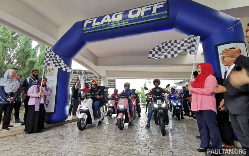 MGTC commences EV bike battery swapping project in Malaysia – 40 units to be trialled over two months 1861696