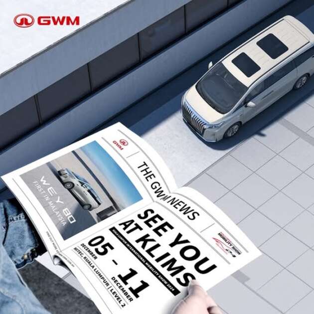 GWM Wey 80 PHEV MPV to be shown at KLIMS 2024