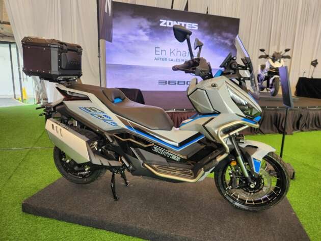 2025 Zontes 368G adventure scooter now in Malaysia – priced at RM28,800, with low and tall seat versions