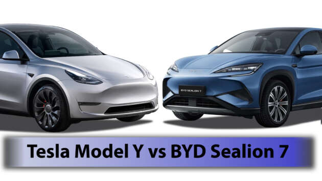 BYD Sealion 7 vs Tesla Model Y in Malaysia –  we compare both electric SUVs to see how they stack up