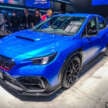 2025 Subaru WRX STI S210 revealed as prototype at Tokyo Auto Salon – 500 units, 300 PS but with a CVT