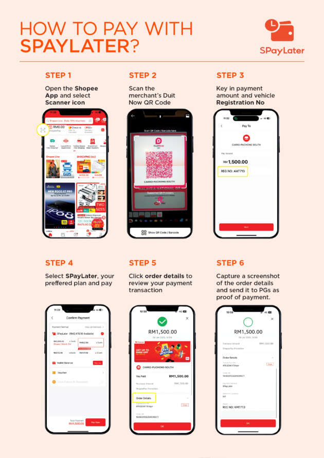 Pay your Carro Certified downpayment with SPayLater, get RM200 off – instalment up to 12 months!