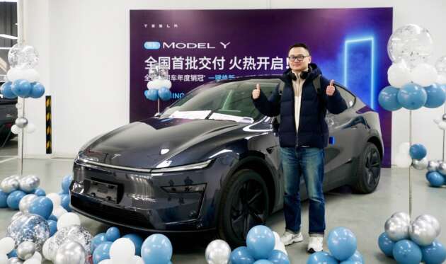 Tesla Model Y Juniper deliveries begin in China