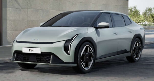 2025 Kia EV4 debuts – sedan, hatchback body styles; 400V E-GMP; 204 PS; up to 630 km WLTP EV range