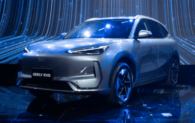 Geely EX5 in Indonesia – Proton eMas 7 twin, up to 495 km NEDC range, CKD in Q3 2025, from RM127k