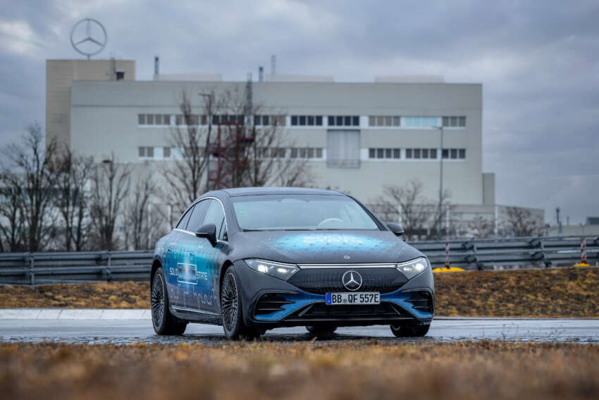 Mercedes-Benz begins road tests of solid-state EV battery – over 1k km range expected fr EQS prototype 1885273