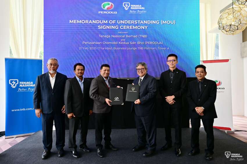 Perodua, TNB team up to boost EV adoption, install TNB Electron chargers at selected Perodua outlets 1885849