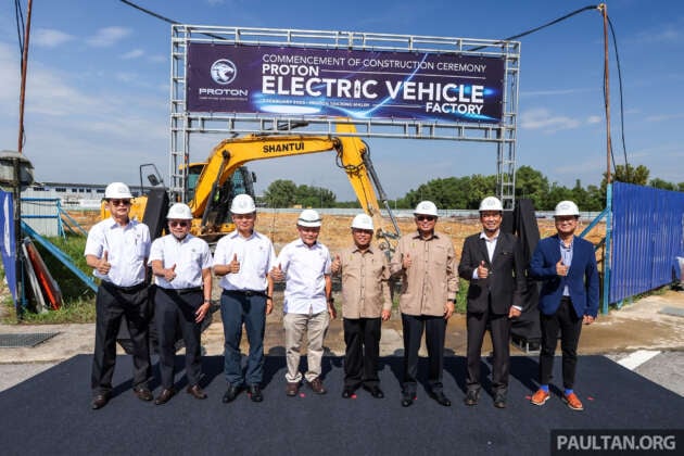 Proton starts construction of RM82m EV plant in Tg Malim – CKD eMas 7 by end-2025, 20k capacity