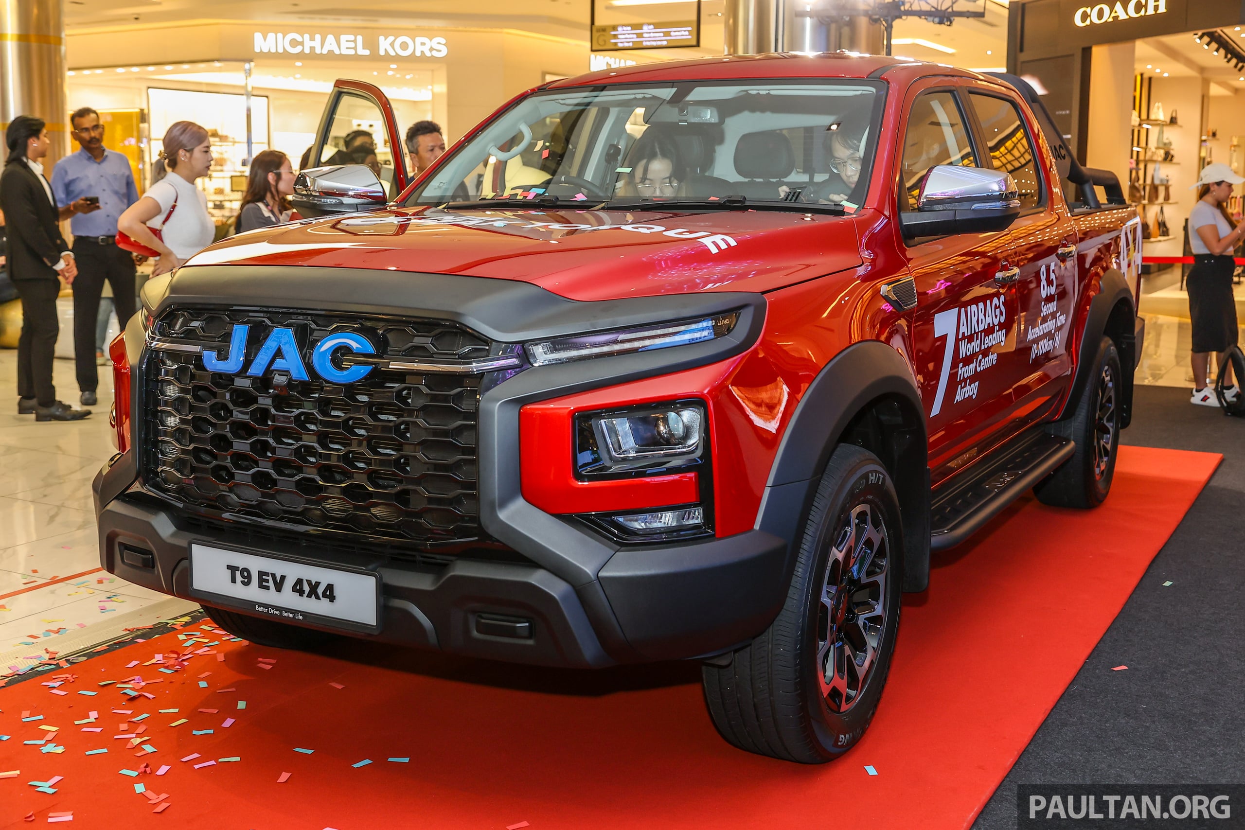 JAC T9 EV pick-up truck launched in Malaysia – 2-motor AWD, 88 kWh LFP, 340 km range, RM200k