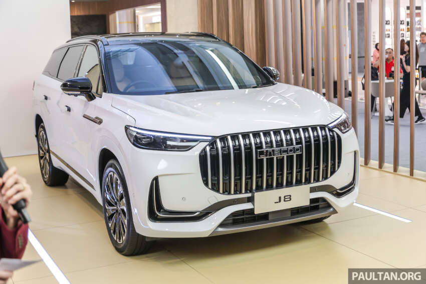 Jaecoo J8 previewed in Malaysia again – 249 PS 2.0T, 8AT; 5-seat 2WD at RM195k est, 6-seat AWD RM220k 1895142