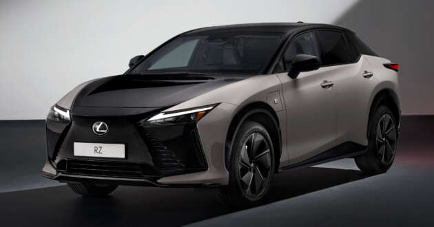 2025 Lexus RZ debuts – new 550e F Sport, steer-by-wire, simulated manual shifts; up to 575 km EV range