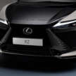 2025 Lexus RZ debuts – new 550e F Sport, steer-by-wire, simulated manual shifts; up to 575 km EV range