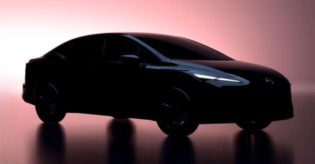 2025 Nissan Almera facelift teased – 2nd revision gets new front end, split headlights; coming to Malaysia?
