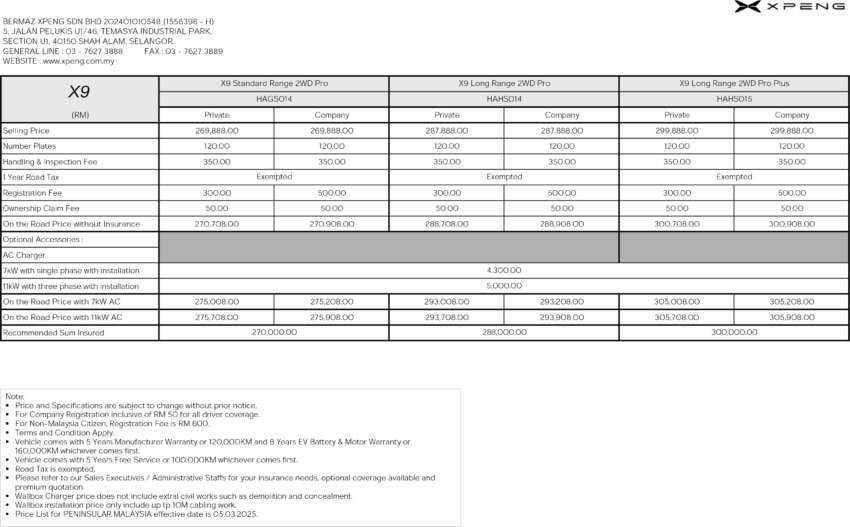 2025 Xpeng X9 launched in Malaysia – from RM271k; up to 590 km WLTP EV range; Alphard/Vellfire rival 1887109