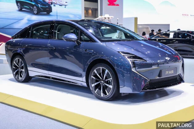 Bangkok 2025: JY Air EV sedan from Chinese airline JuneYao – up to 216 PS, 520 km range, from RM98k