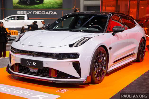 Bangkok 2025: Zeekr 001 FR – quad-motor AWD, 1,265 PS, 0-100 km/h in 2.37 seconds; 280 km/h top speed