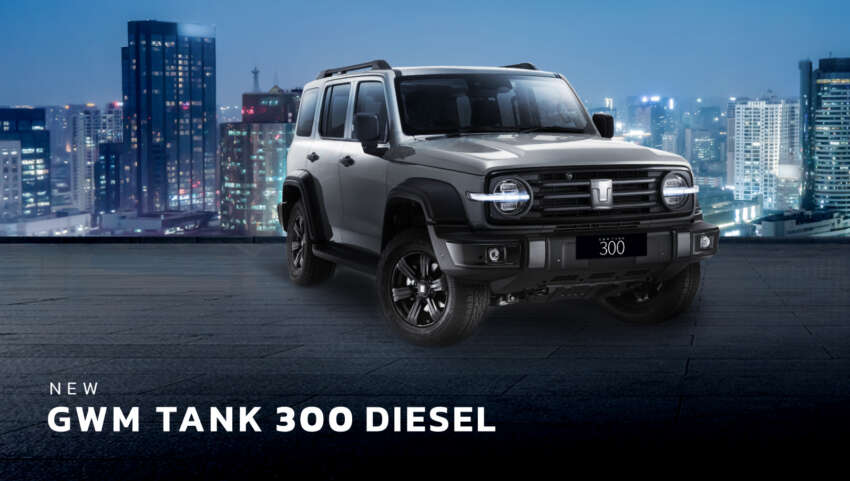 GWM Tank 300 Diesel – SUV with 2.4L diesel engine launching in Thailand at BIMS 2025, 181 PS/480 Nm 1889141