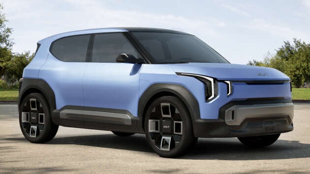Kia Concept EV2 revealed – B-segment EV SUV with bench seating, suicide doors; in production next year